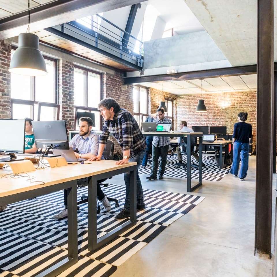 Modern co-working office for careers on Ideal Naukri